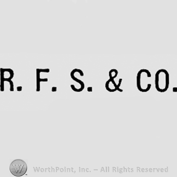 Letters R,F,S & CO.