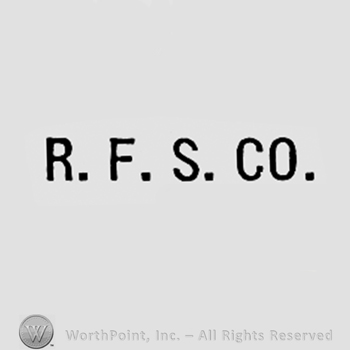 Letters R, F,S,CO.