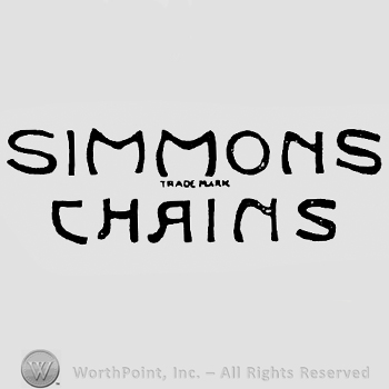 Words SIMMONS CHAINS.