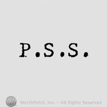 Letters P,S,S.