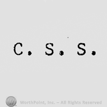 Letters C,S,S.