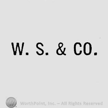 Letters W, S and CO.