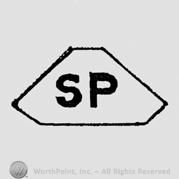 letters SP inside a hexagone.