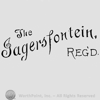 Words THE JAGERSFONTEIN REGD.