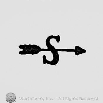 Letter S pierced by an arrow.