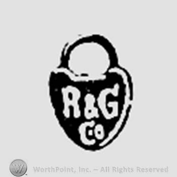 Letters R&G CO written on a lock.