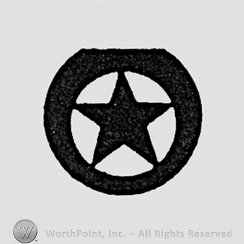 Star inside a circle.