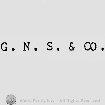 Letters G, N, S & CO.