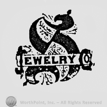 Monogram of some letters and word JEWELRY written in the middle.