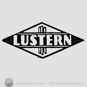 Word LUSTERN inside a diamond.