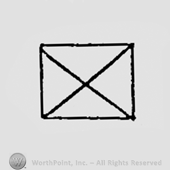 X in a square.