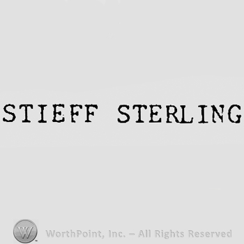 Words STIEFF STERLING.