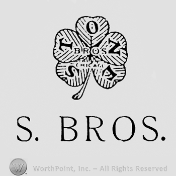 Clover and words STONE, S. BROS written bellow.
