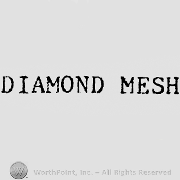 Words DIAMOND MESH.