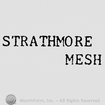 Words STRATHMORE MESH.