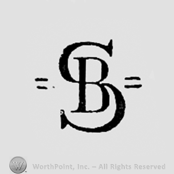 Monogram of letters S and B.