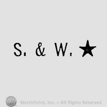 Letters S&W and a star.