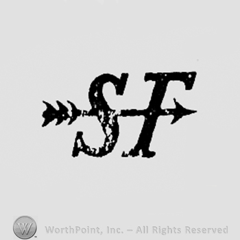 Letters S and F pierced by an arrow.