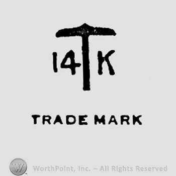 Number 14 and letters T and K.