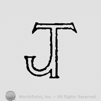 Monogram of letters T and J.