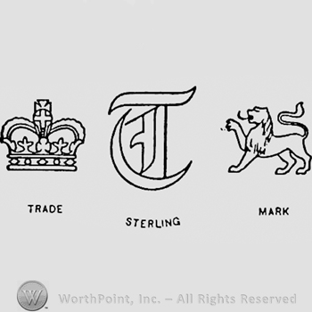Crown, letter D and a lion.