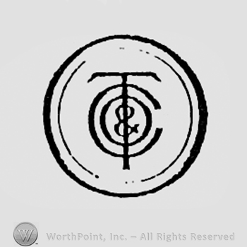 Monogram of letters T and Co inside a circle.