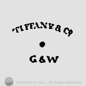 Words TIFFANY & CO G & W.