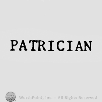 Word PATRICIAN.