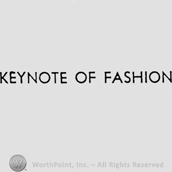 Words KEYNOTE OF FASHION.