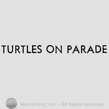 Words TURTLES ON PARADE.