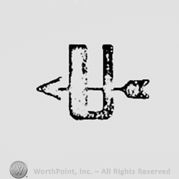 Letter U pierced by an arrow.