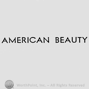 Words AMERICAN BEAUTY.