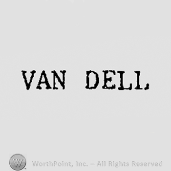 Words VAN DELL.