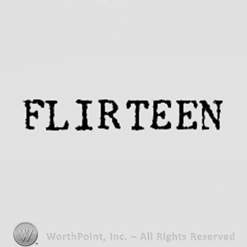 Word FLIRTEEN.