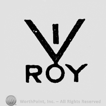 Letter V above word ROY.