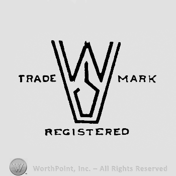 Monogram of letters W,J and V and words TRADE MARK REGISTERED.