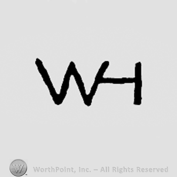 Monogram of letters W and H.