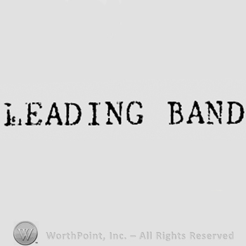 Words LEADING BAND.