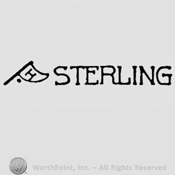 Letter h on a flag and word STERLING.