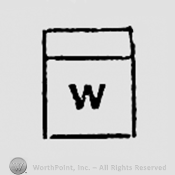 Letter W inside a square with a rectangle above.