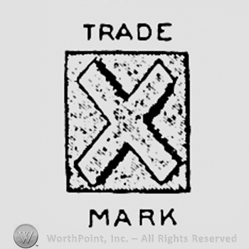 Letter X inside a square and TRADE MARK written above and bellow.