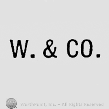 letters W & CO.