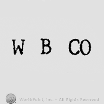 Letters W,B and CO.