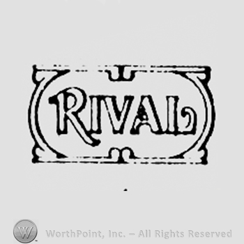 Word RIVAL written on a label.
