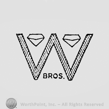 Letter W and word BROS.