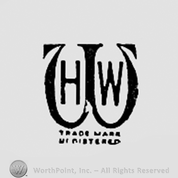 Letters H and W inside letter W; TRADE MARK REGISTERED written bellow.