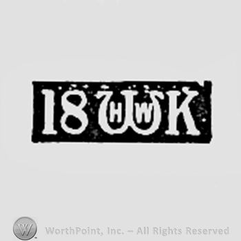 Number 18 and letters WK and HW.