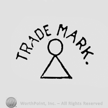 TRADE MARK written above a triangle with a circle bove.