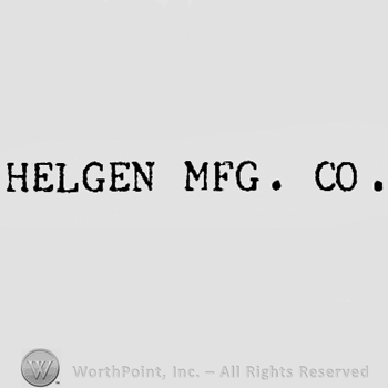 Words HELGEN MFG. CO.