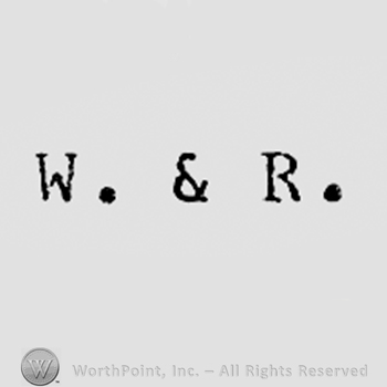 Letters W & R.